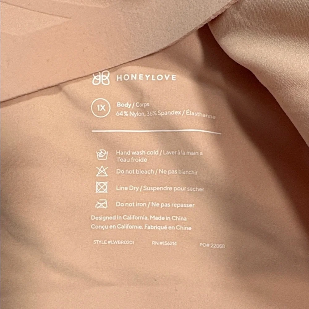 NWT Honeylove Silhouette Bra